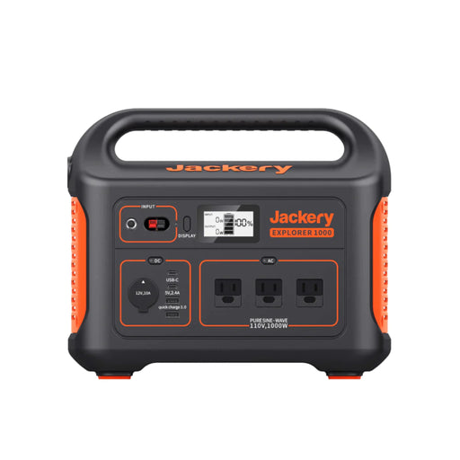 Jackery Explorer 1000 Portable Power Station | 1,002Wh Power Generation Jackery   