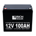 Rich Solar 12V 100Ah LiFePO4  Lithium Iron Phosphate Battery – 5000+ Cycles, 10+ Year Lifespan | BACKORDER Power Generation Rich Solar   