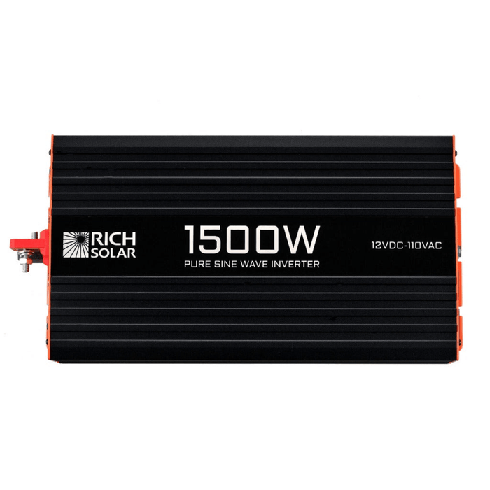 Rich Solar's 1500-Watt Industrial Pure Sine Wave Inverter | Input 12 VDC | Output 100 – 127V AC 60HZ Power Generation Rich Solar   