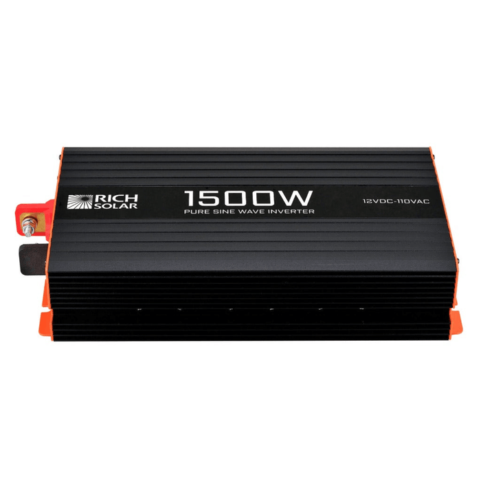 Rich Solar's 1500-Watt Industrial Pure Sine Wave Inverter | Input 12 VDC | Output 100 – 127V AC 60HZ Power Generation Rich Solar   