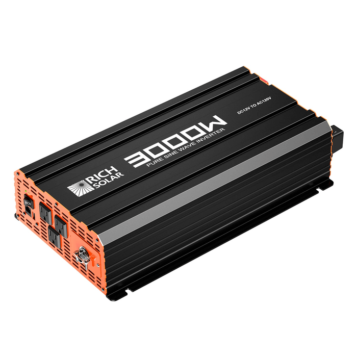 Rich Solar  3000-Watt 12 Volt Industrial Pure Sine Wave Inverter Power Generation Rich Solar   