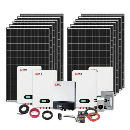 Rich Solar 4000W 48V 120VAC Cabin Kit With 20kWh Battery Power Generation Rich Solar   