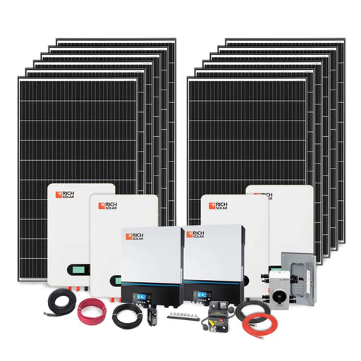 Rich Solar 4000W 48V 240VAC Cabin Kit With 20kWh Battery Power Generation Rich Solar   