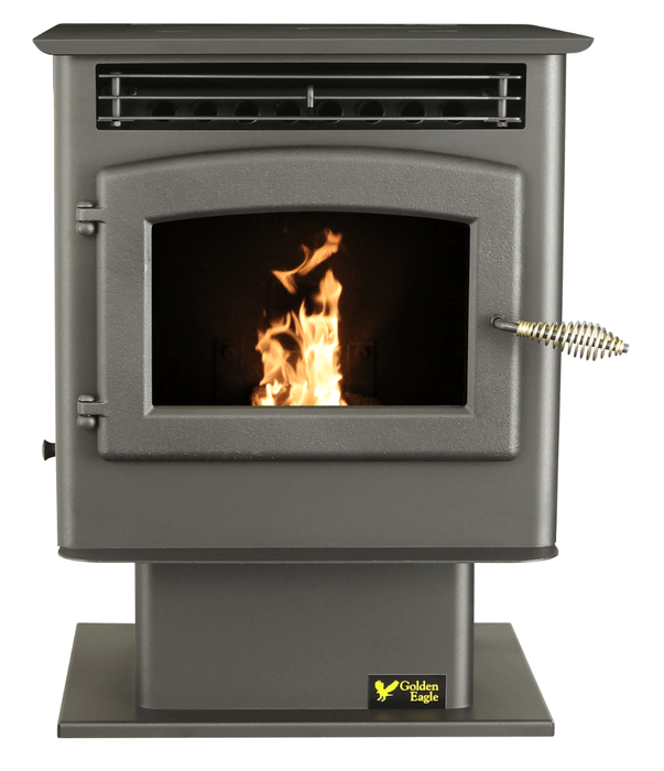 US Stove Company Freestanding Pellet Stove with Hopper Capacity of 45 LBS | 40,000 BTUs Heating US Stove Company   