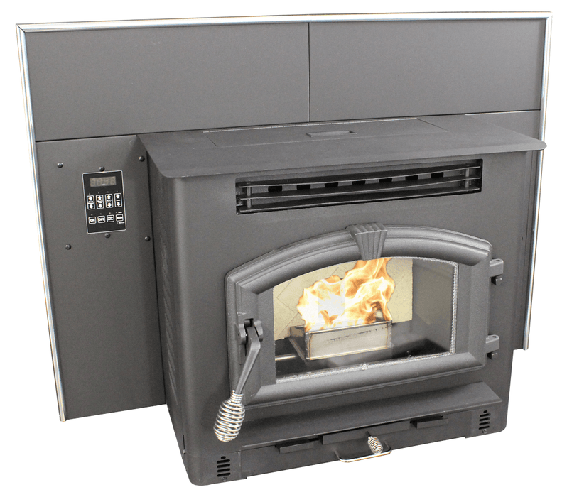 US Stove Company Multi-Fuel Fireplace Insert with Hopper Capacity of 60 LBS | Heats 2,000 Sq. Ft. Heating US Stove Company   