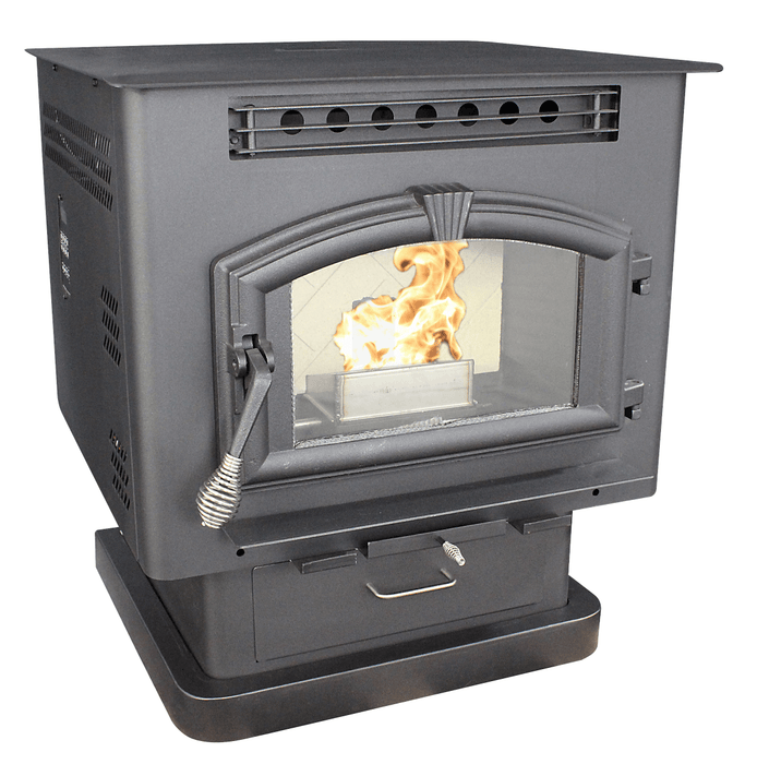 US Stove Company Multi-Fuel 6041 Stove with Blower and 60 LB Hopper | Heats 2,000 Sq. Ft. Heating US Stove Company   