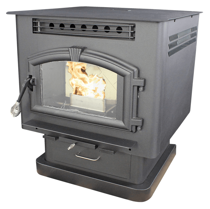 US Stove Company Multi-Fuel 6041 Stove with Blower and 60 LB Hopper | Heats 2,000 Sq. Ft. Heating US Stove Company   