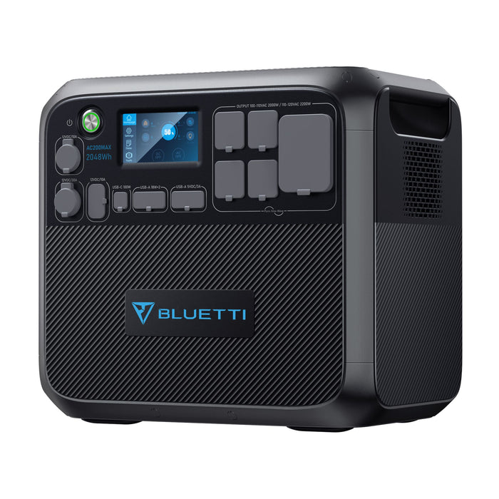 Bluetti AC200MAX Power Unleashed Pro Station | 2,048Wh Power Generation Bluetti   