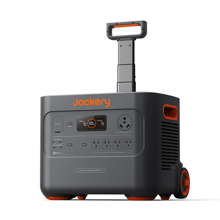 Jackery Solar Generator 3000 Pro with 1x SolarSaga 200W | 3,024Wh Fast Charging Power Generation Jackery   