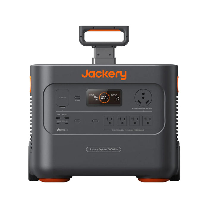 Jackery Solar Generator 3000 Pro with 1x SolarSaga 200W | 3,024Wh Fast Charging Power Generation Jackery   