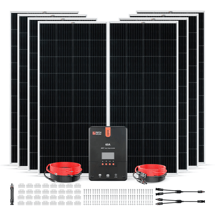 Rich Solar 1600 Watt with 24V Solar Kit Power Generation Rich Solar   