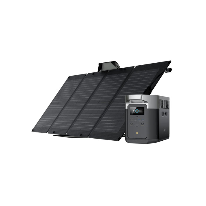 EcoFlow DELTA Max 1600 with 110W Solar Panel Power Generation EcoFlow DELTA Max 1600 with 1x 110W Solar Panel  